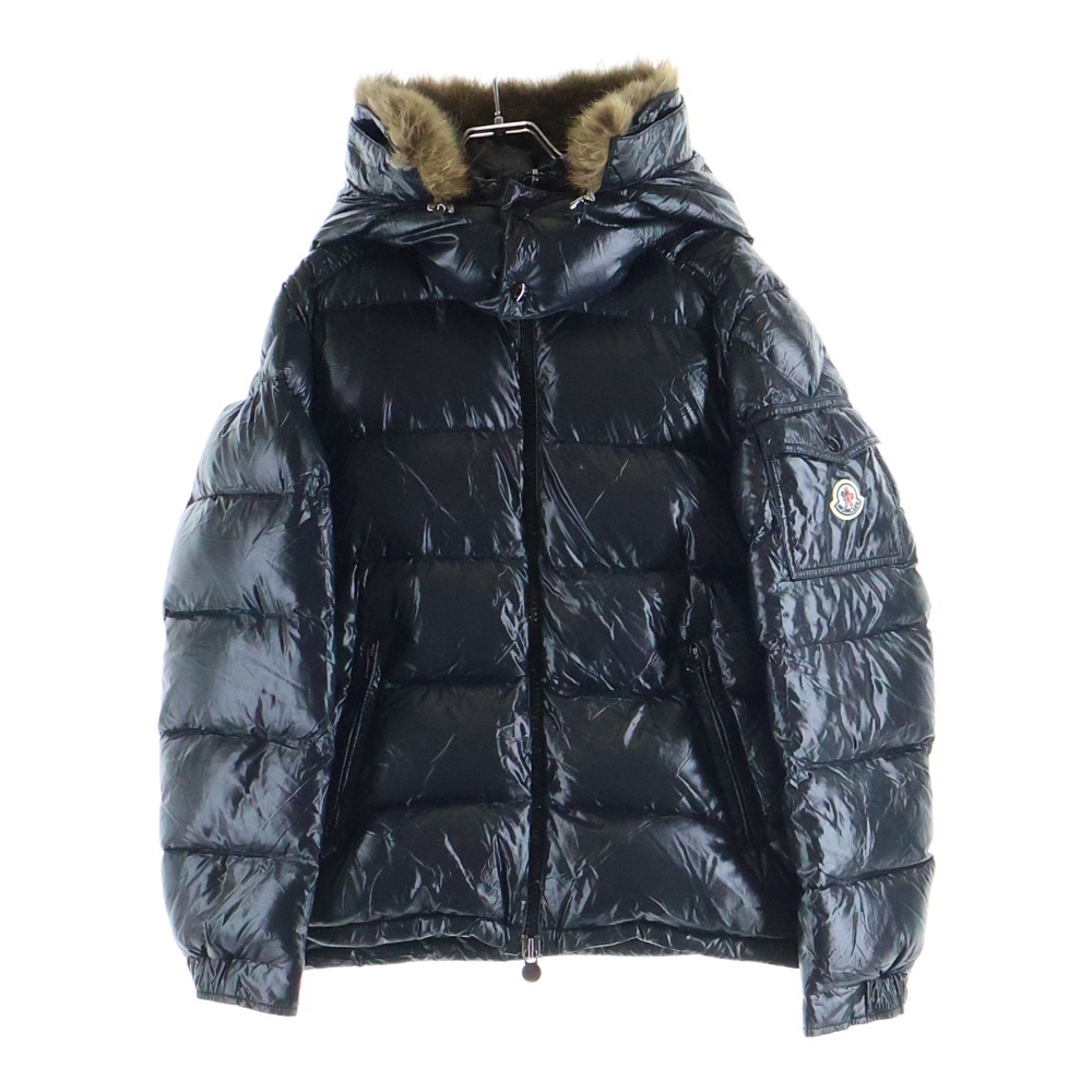 21AW MAYA マヤ ファー ファー フーデッドダウンジャケット ブラック G20911A0017168950 Aランク
