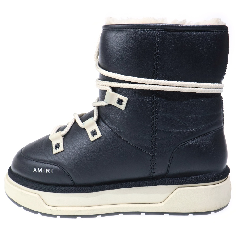 MALIBU HI マリブ レースアップ ムートンブーツ ブラック Bランク