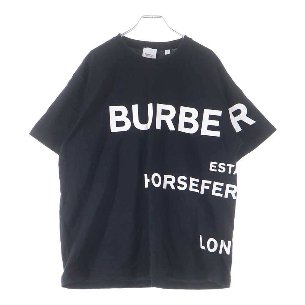 ホースフェリー ロゴプリント 半袖Tシャツ ブラック Bランク