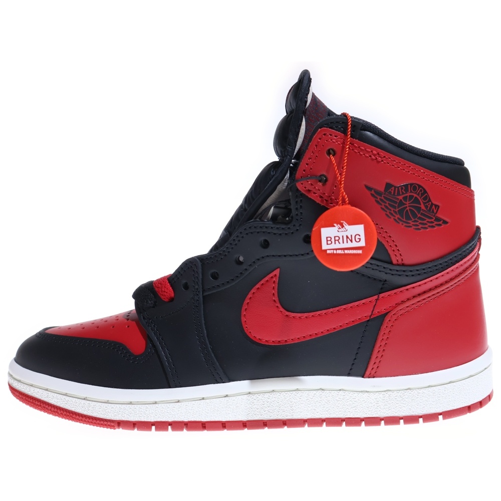 AIR JORDAN 1 HIGH 85 BRED HV6674-067 エアジョーダン1 ハイ 85 ブレッド ハイカットスニーカーシューズ ブラック/レッド US7/25.0cm Sランク