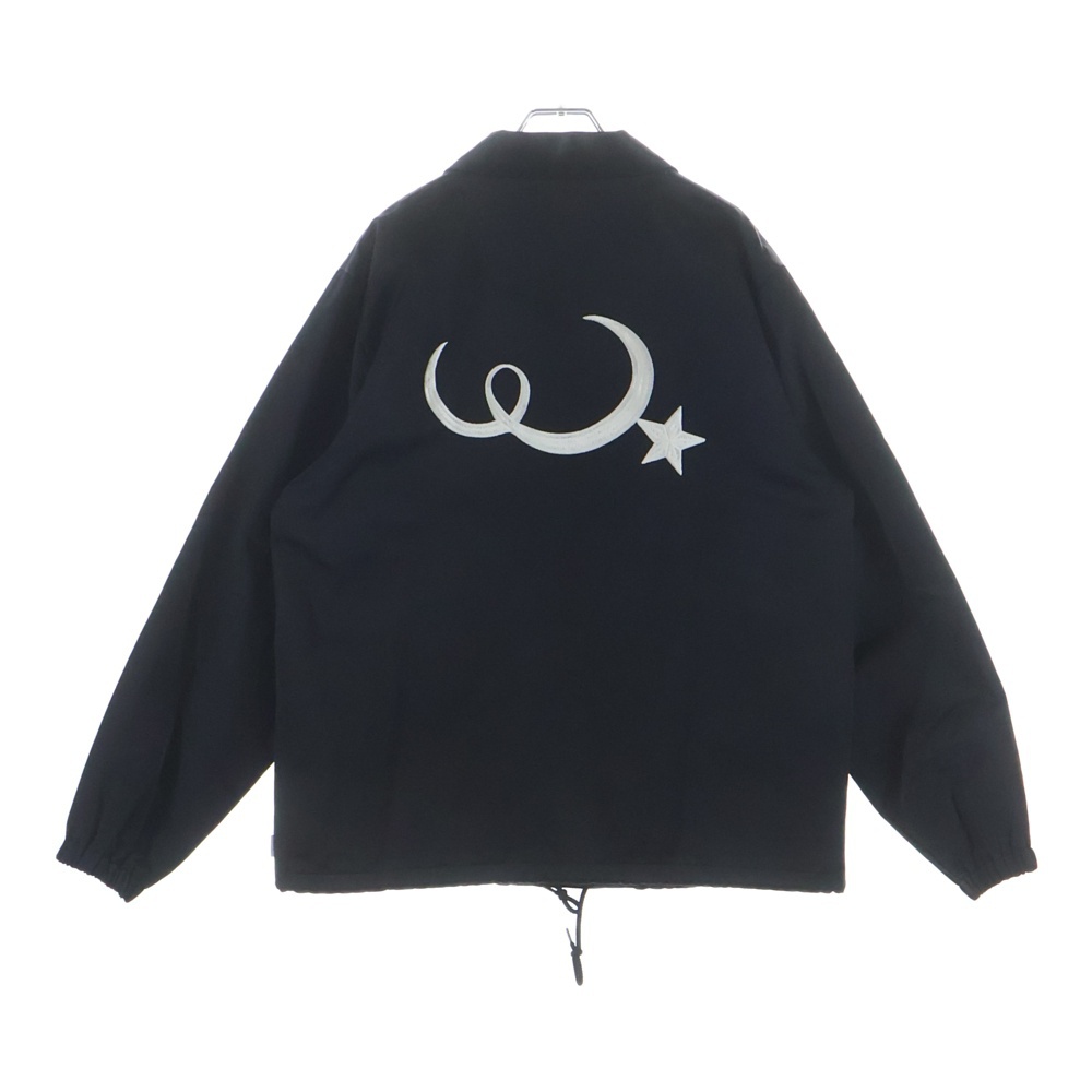 19SS GREASERS JACKET 191TQDT-JKM01 ロゴ刺繍 コーチジャケット ブラック Bランク