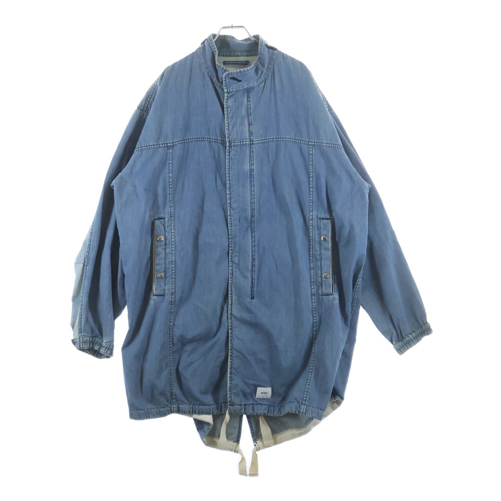 18AW THOMPSON DENIM JACKET 182GWDT-JKM02 デニムモッズコート インディゴブルー Bランク