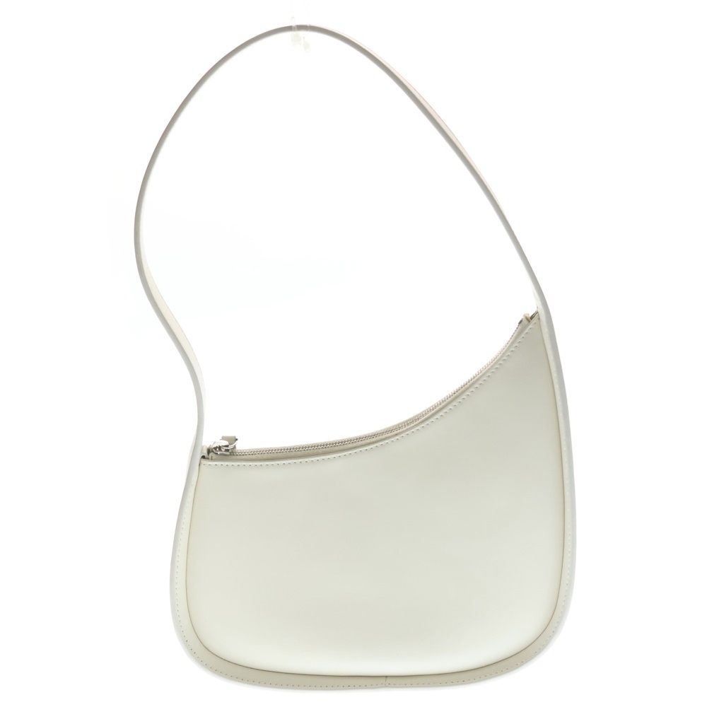 Half Moon Bag ハーフムーン レザーハンドバッグ ホワイト Aランク