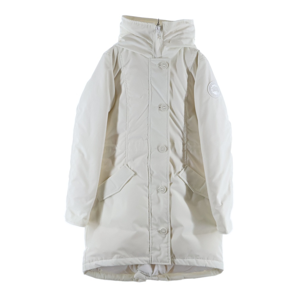 Rossclair Parka ロスクレア ロゴワッペン ダウンジャケット ホワイト 2580W1 Aランク