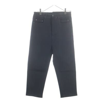 17AW Astire Cropped Cut コーティングデニムパンツ ブラック DU17F2357-SBKM Sランク