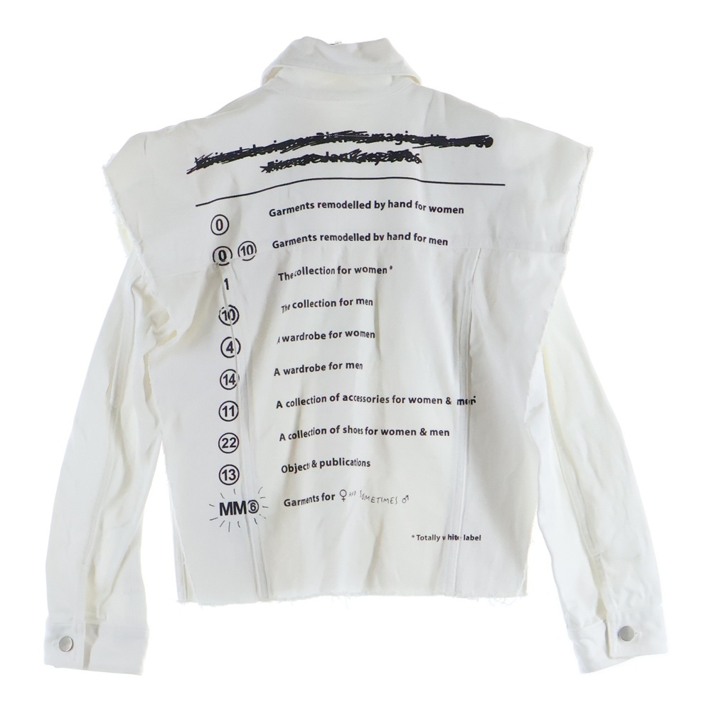 17SS Denim Jacket デニムジャケット ホワイト S32AM0256 Aランク