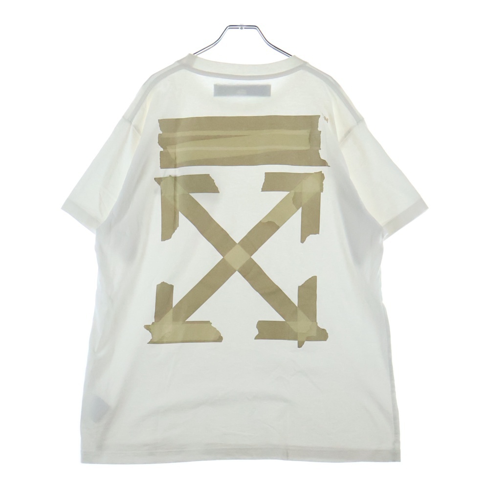 20SS Tape Arrows T-Shirt 半袖Tシャツ ホワイト OMAA038R20185002 Aランク
