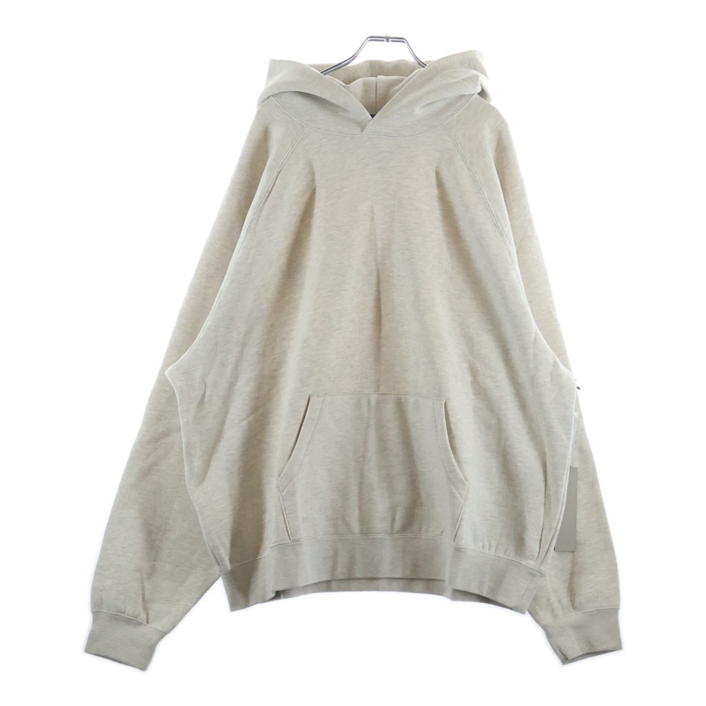HOODIE バックラバーロゴ プルオーバースウェットパーカー フーディー グレージュ Sランク