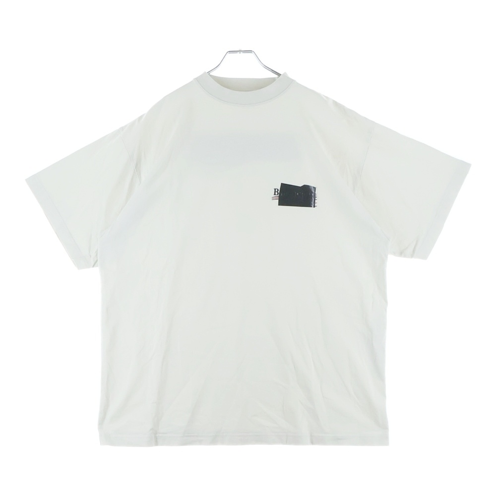 Logo Embroidery Taped T-Shirt 712398 TNVG1 テープキャンペーンロゴ 半袖Tシャツ ホワイト Aランク