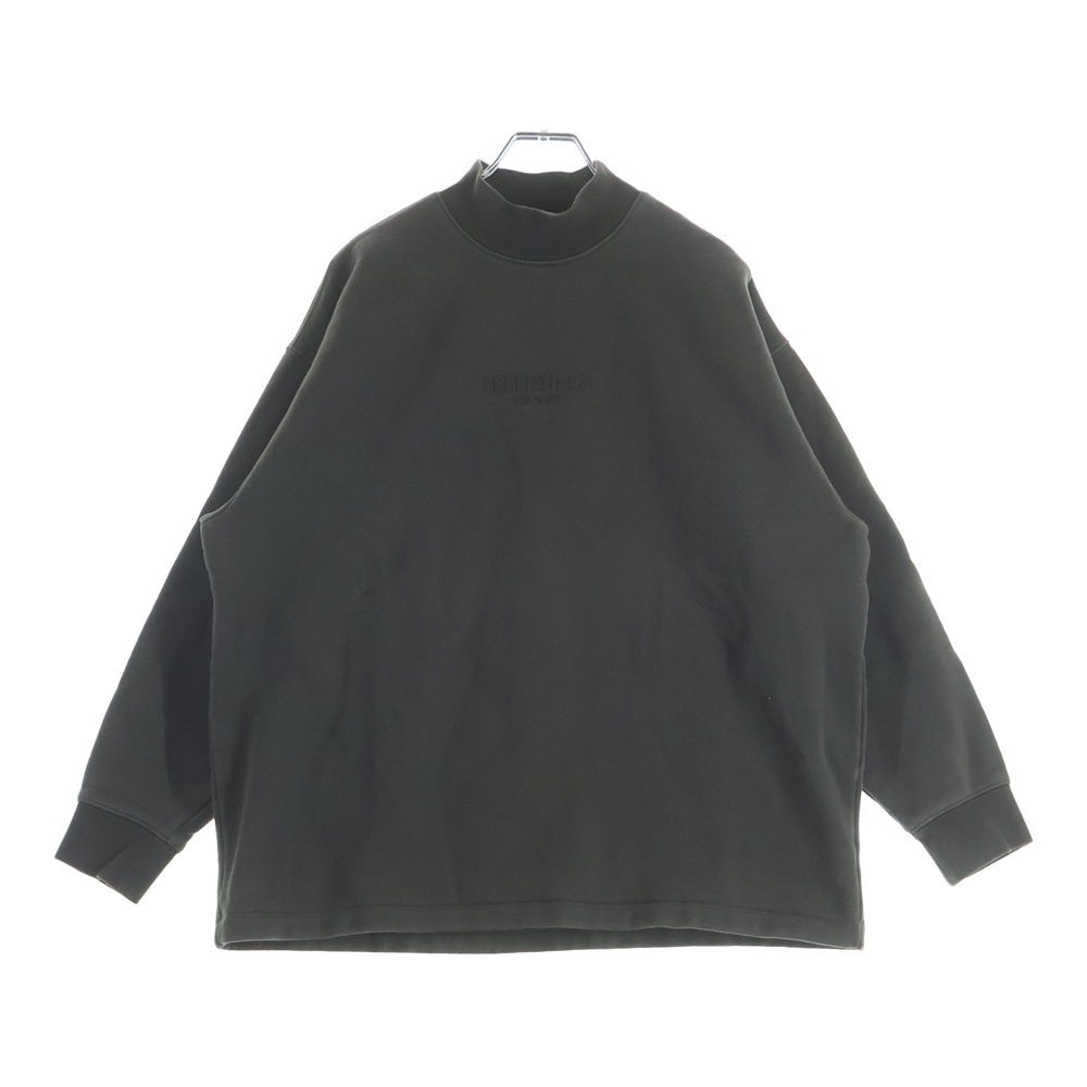 SWEATSHIRT フェルトロゴ クルーネックスウェットトレーナー グレー Aランク