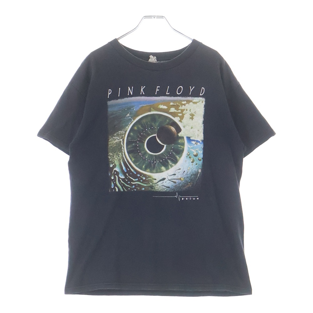 00s PINK FLOYD PULSE AAAボディ ピンクフロイド プリント半袖Tシャツ ブラック Bランク