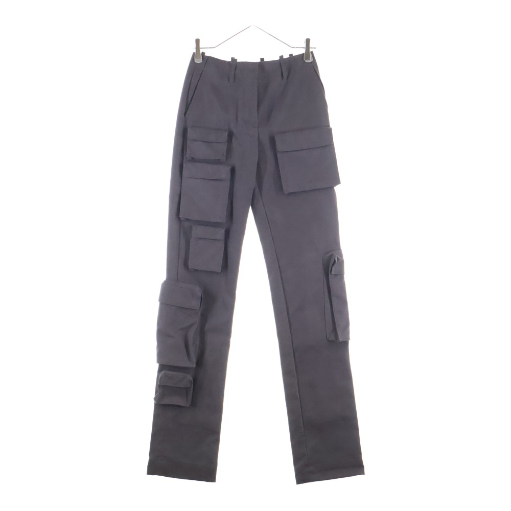 MultiPocket Slim Cargo Pants OWCF015F22FAB002 マルチポケット スリムカーゴパンツ レディース ダークパープル Aランク