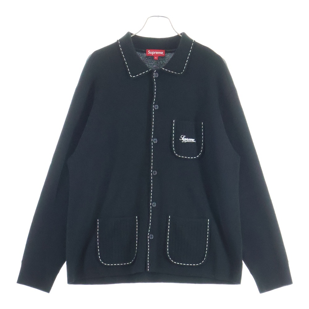 トリコ コム デ ギャルソン 16AW 花柄 ボーダー ウール セーター