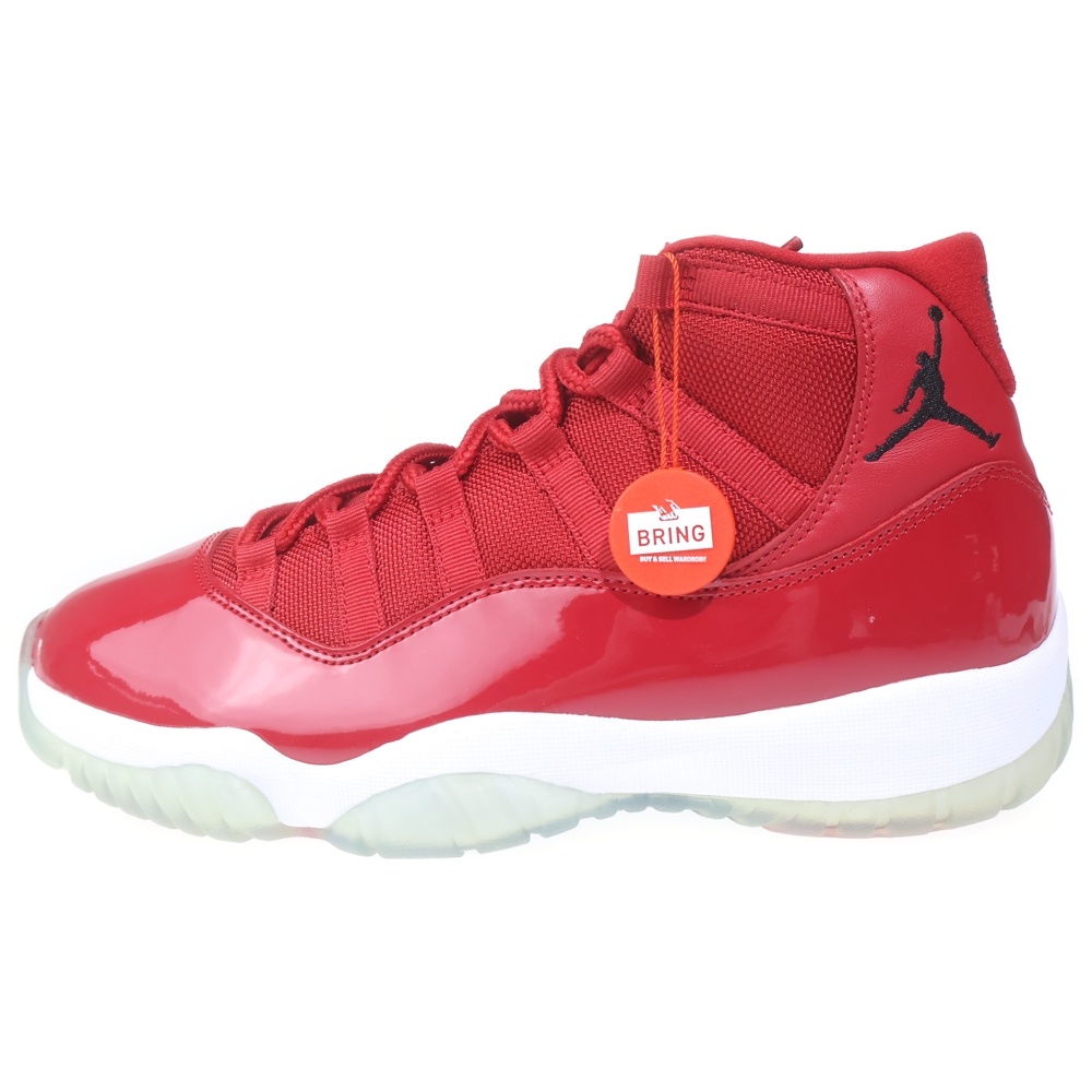 AIR JORDAN 11 RETRO WIN LIKE 96 378037-623 エアジョーダン11 レトロ ウィン ライク 96 ミドルカットスニーカーシューズ レッド US9/27cm Sランク
