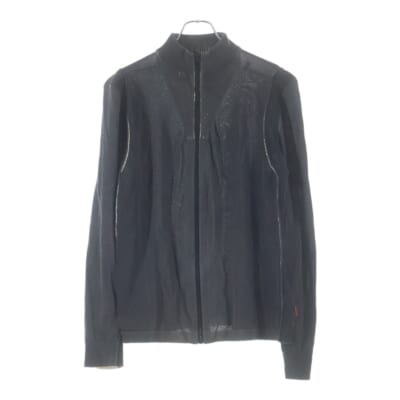 K-DENIM-ZIP KNITWEARジップアップ ニットカーディガン グレー A15639 OGHAQ Bランク