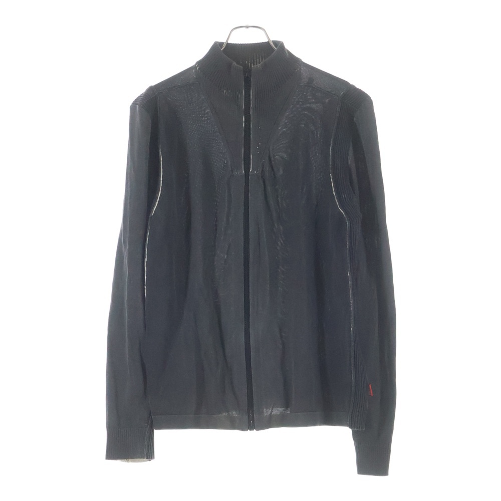 K-DENIM-ZIP KNITWEARジップアップ ニットカーディガン グレー A15639 OGHAQ Bランク