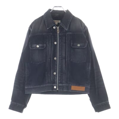 MASUBOYS DENIM JAKET ANGELS ジップアップ デニムジャケット ブラック MBSS-BL0124L Bランク