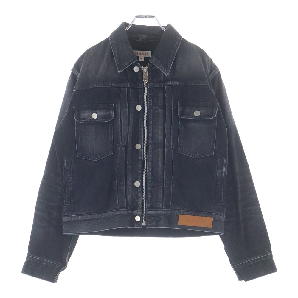 MASUBOYS DENIM JAKET ANGELS ジップアップ デニムジャケット ブラック MBSS-BL0124L Bランク