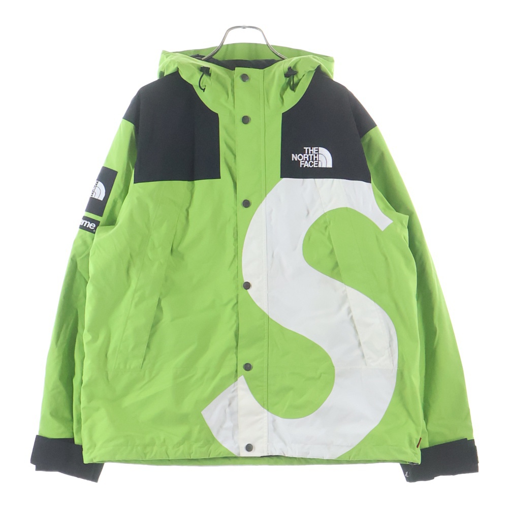 ×THE NORTH FACE S Logo Mountain Jacket Black ノースフェイス Sロゴ マウンテンパーカー ジャケット グリーン NP620021 Bランク