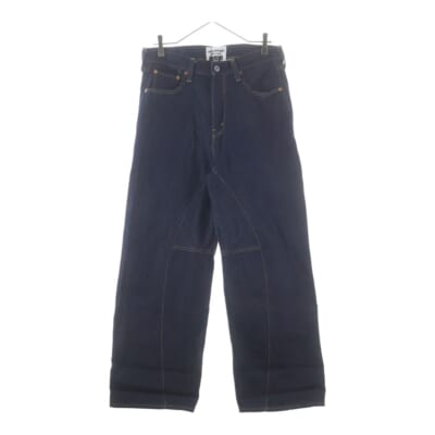 One-wash barrel silhouette denim ワンウォッシュ バレルシルエット インディゴ XF-P402 Bランク