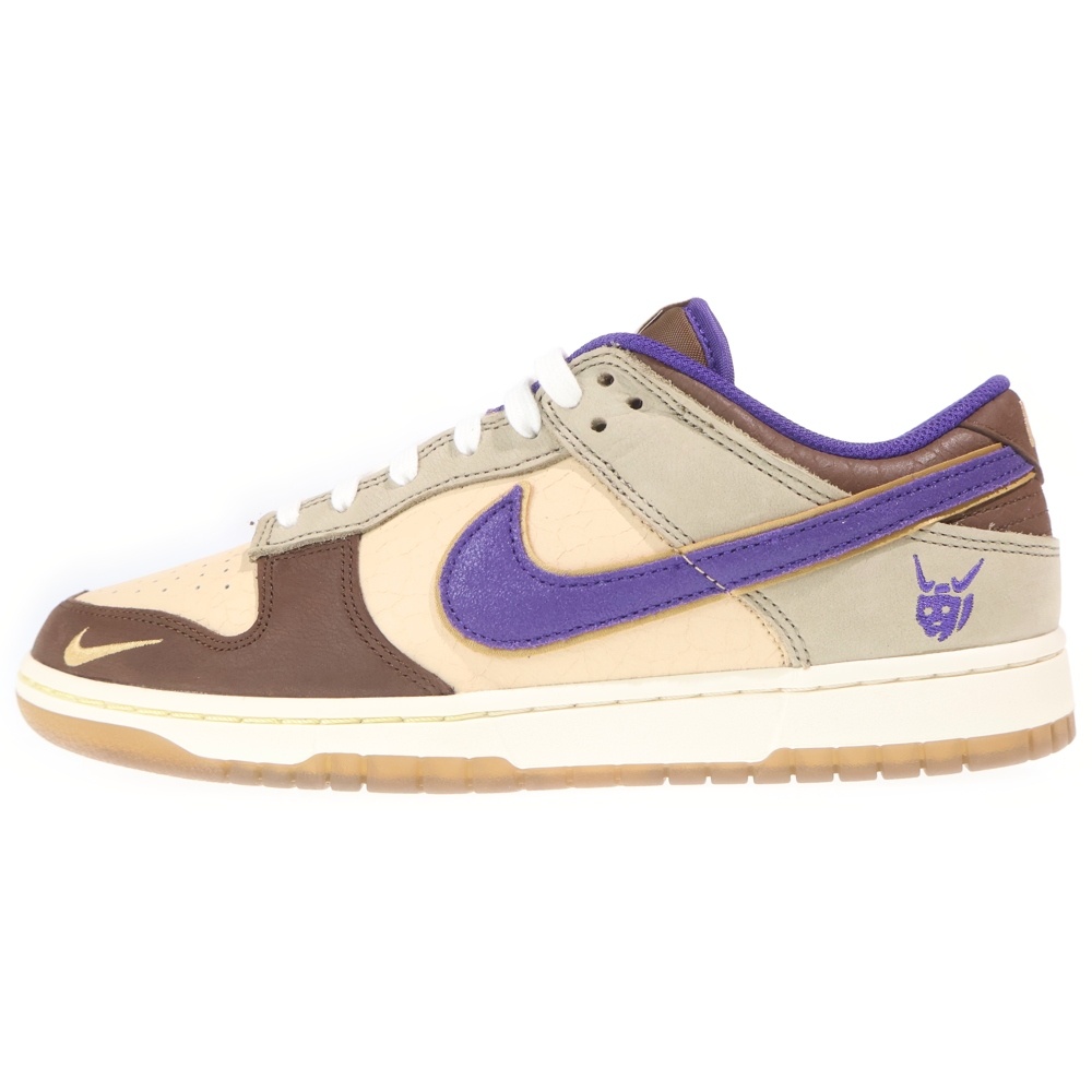 DUNK LOW PRM SETUBUN DQ5009-268 ダンク プレミアム 節分 ローカットスニーカー ブラウン/パープル US10.5/28.5cm Sランク
