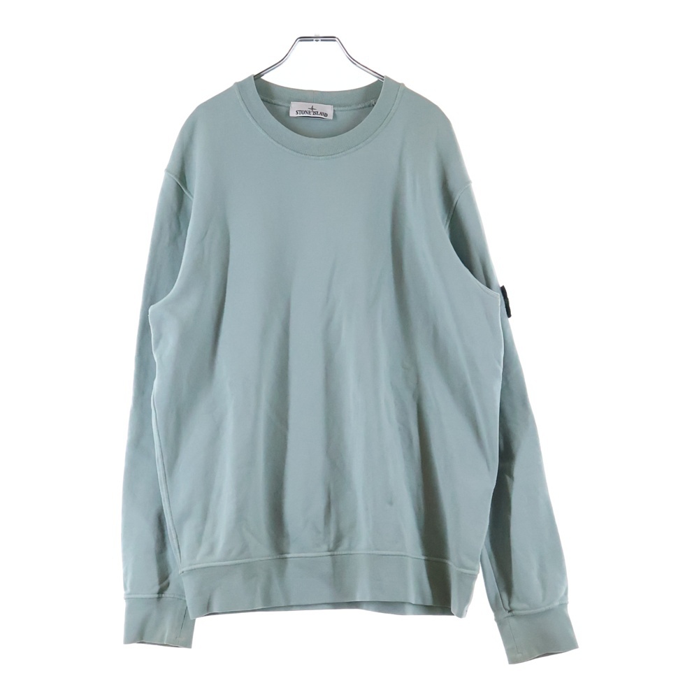 Sweatshirt ロゴワッペン クルーネックスウェットトレーナー ライトグリーン 101563051 Bランク