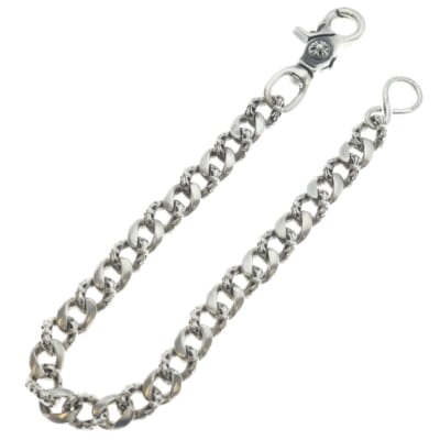 FANCY LONG-S/1クリップロングファンシー ウォレットチェーン シルバー BCA074 Bランク