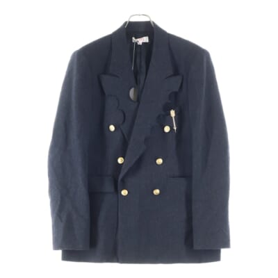 CRATER TAILORED JACKET クレーターテーラードジャケット ウールジャケット グレー M25F9JK001 Aランク