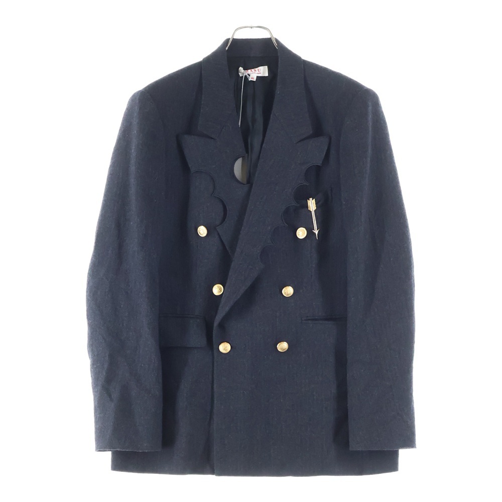 CRATER TAILORED JACKET クレーターテーラードジャケット ウールジャケット グレー M25F9JK001 Aランク