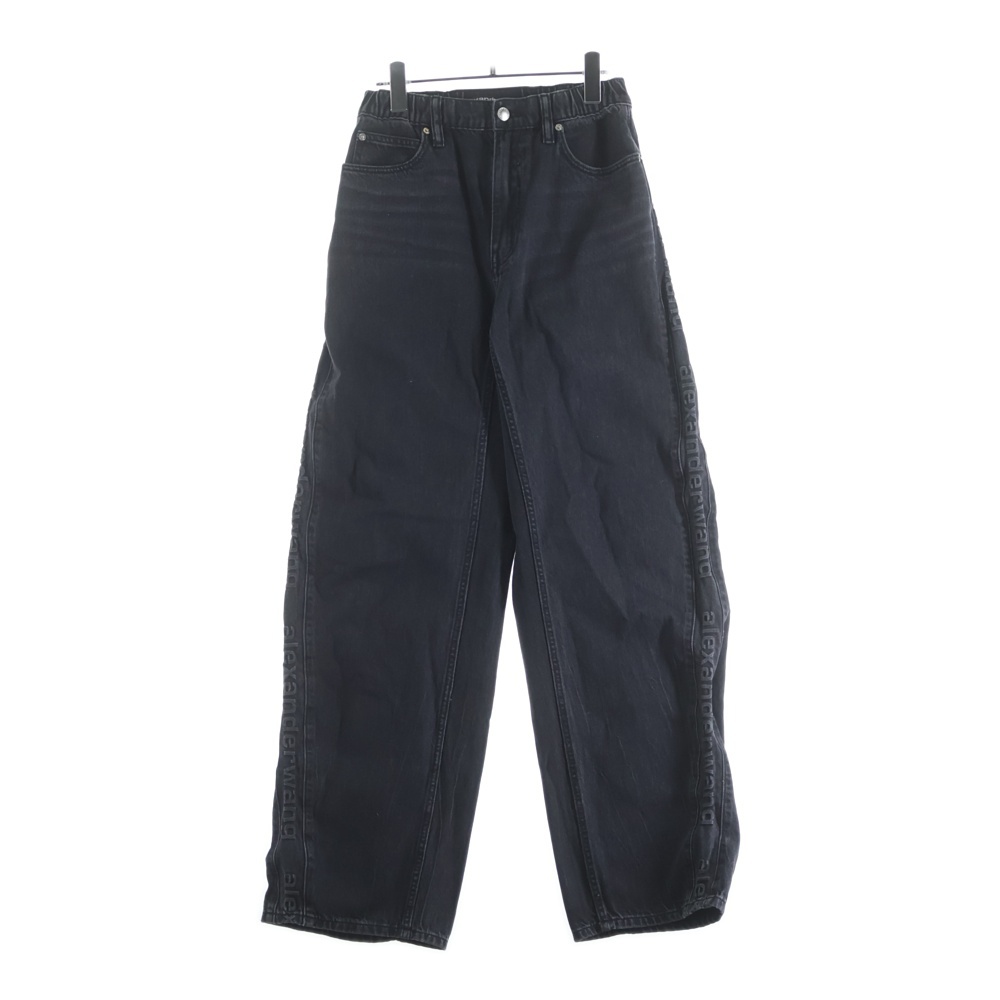 Embossed Logo Balloon Jogger Pants エンボスロゴ バルーンジョガーデニムパンツ ジーンズ レディース ブラック 4DC1254693015 Aランク