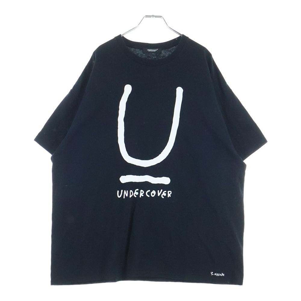 ×Yu Nagaba 長場雄 Uロゴプリント半袖Tシャツ ブラック UC1E9813-1 Aランク