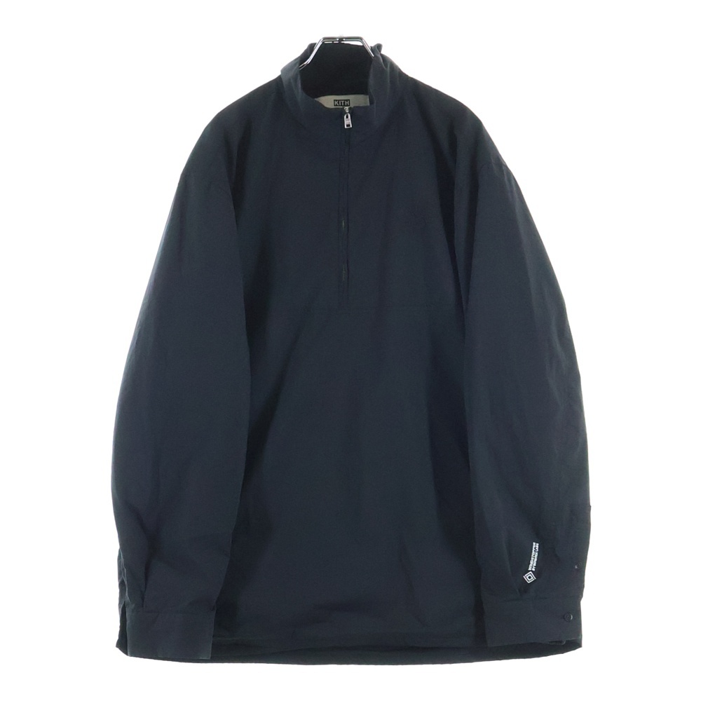 ×nonnative ノンネイティブ ゴアテックス ロゴ ハーフジップ ジャケット ブラック NN-SJ4751 Aランク