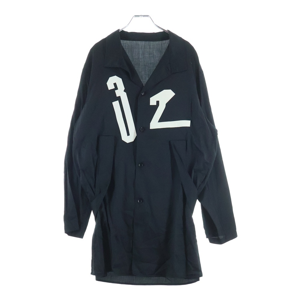 ヨウジヤマモト プールオム 14AW フロントジップ ウールサルエルパンツ