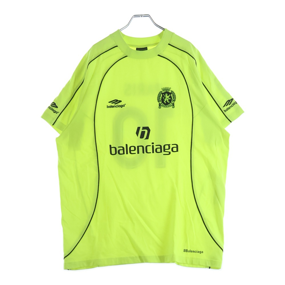 24SS PARIS SOCCER サッカーシリーズ テクニカルジャージー半袖Tシャツ 777705 TPVR5 イエロー Aランク