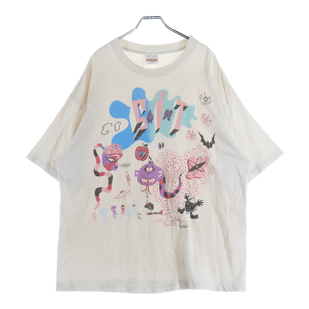 25SS DAY OF THE FREAKS TEE SM-HR8-0000-023 デイオブザフリークス プリント半袖Tシャツ カットソー ホワイト Bランク