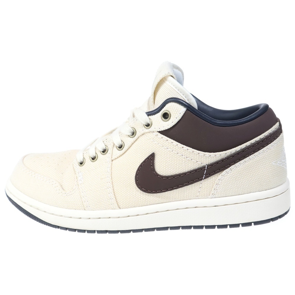 AIR JORDAN 1 LOW PRM PALE IVORT IB8058-110 エアジョーダン1 ロー PRM ペールアイボリー ローカットスニーカー US9/27cm アイボリー Bランク