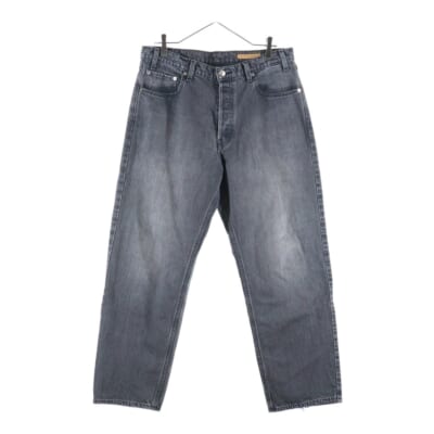 Robert Wide Fit Black Denim Pants ロバート ワイドフィットデニムパンツ ジーンズ ブラック 4020600077 Bランク