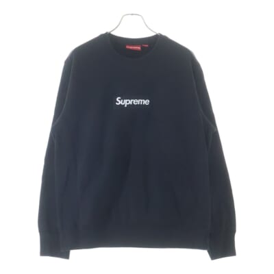 18AW Box Logo Crewneck ボックス ロゴ クルーネックスウェットトレーナー ブラック Bランク