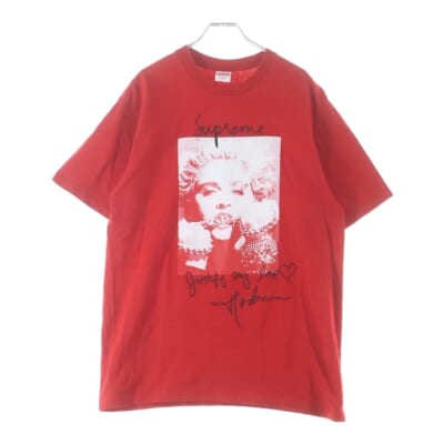18AW Madonna Tee 半袖 クルーネック Tシャツ カットソー レッド Bランク