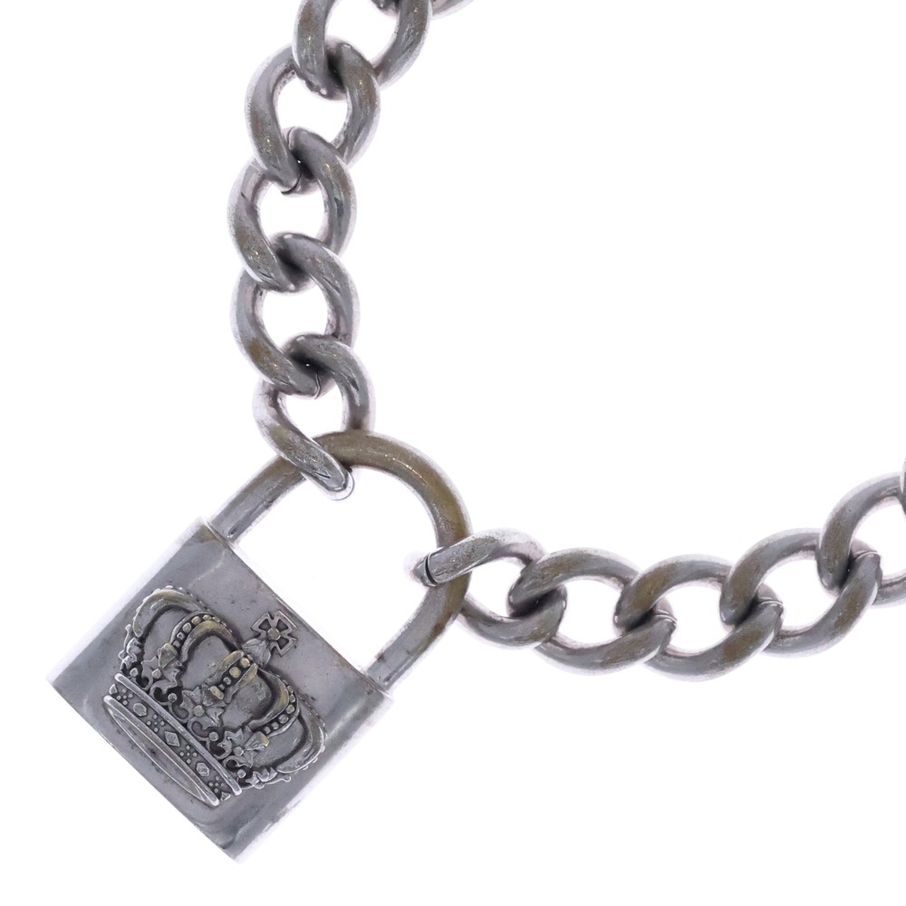 KIYOHARUコラボ 南京錠モチーフ チェーンネックレス シルバー Bランク