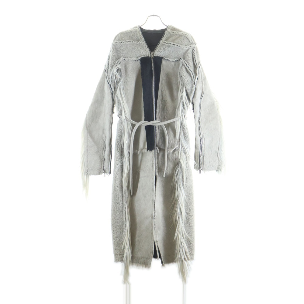 22AW Collage Shearling Jacket コラージュ シアリング ジャケット コレクションピース ロングコート ブラック/ホワイト RR02B2912-LSHPLH Aランク