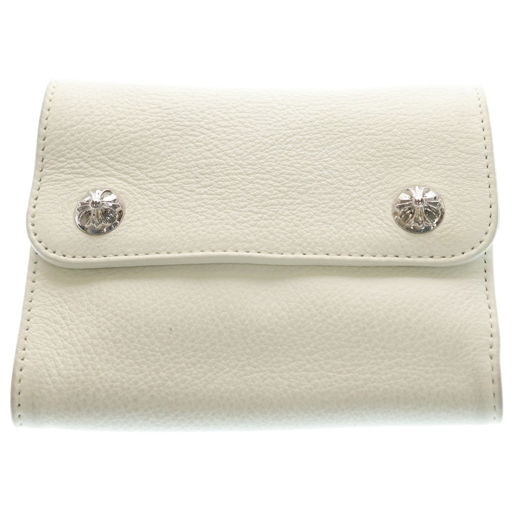 WAVE MINI ウェーブミニ レザーウォレット 財布 ホワイト Bランク