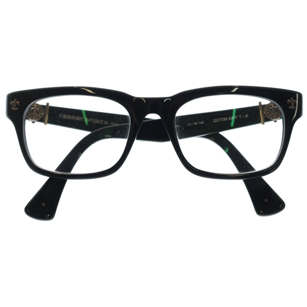 GITTIN ANY？-A BSフレアテンプル ウェリントン サングラス メガネ ブラック Bランク