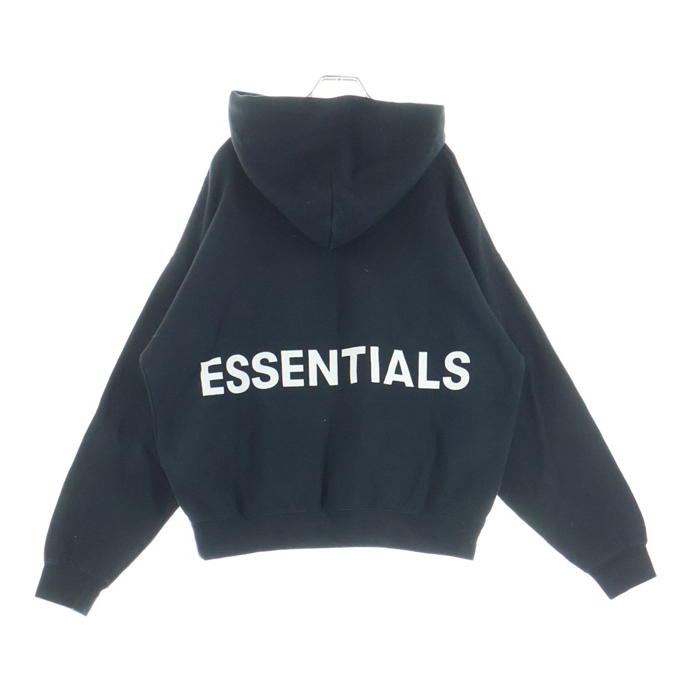 バックロゴ プルオーバーパーカー フーディー ブラック Bランク