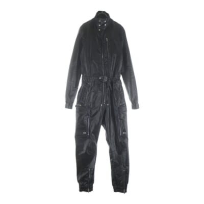 Bauhaus Denim Flightsuit バウハウス デニムフライトスーツ コーティングジャンプスーツ ブラック RU01C4554-SLQ Bランク