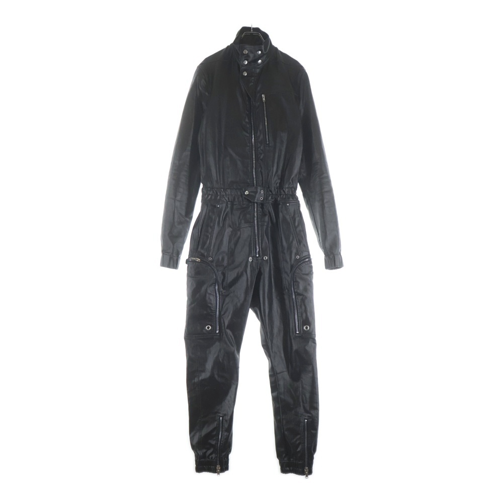 Bauhaus Denim Flightsuit バウハウス デニムフライトスーツ コーティングジャンプスーツ ブラック RU01C4554-SLQ Bランク