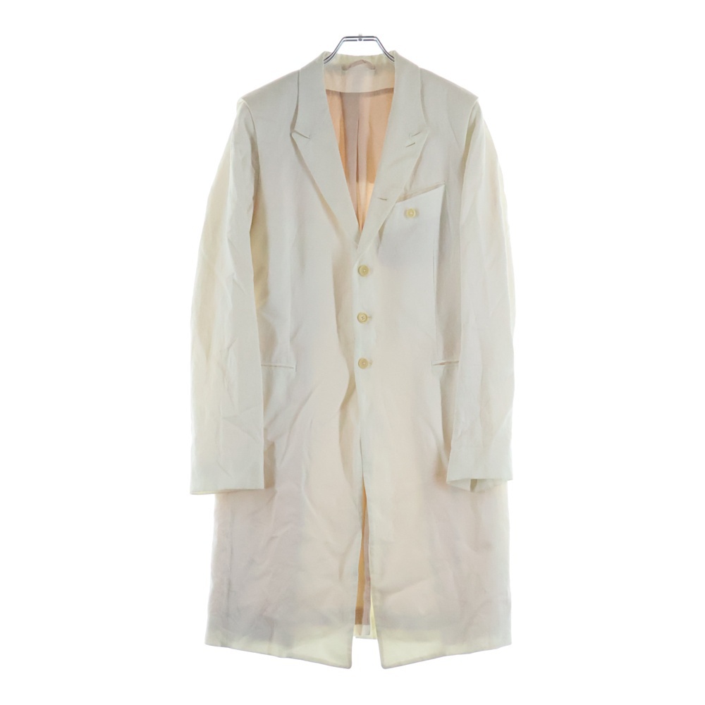 オーバーサイズシングルジャケット ロングコート ホワイト 05401M Bランク