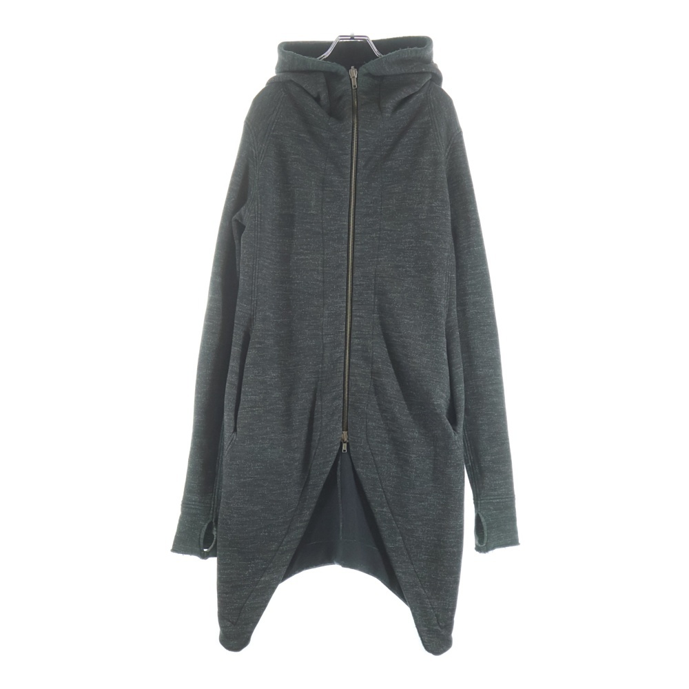 12AW 初期 CATHARSIS カタルシス ロングジップアップパーカー グレー Bランク