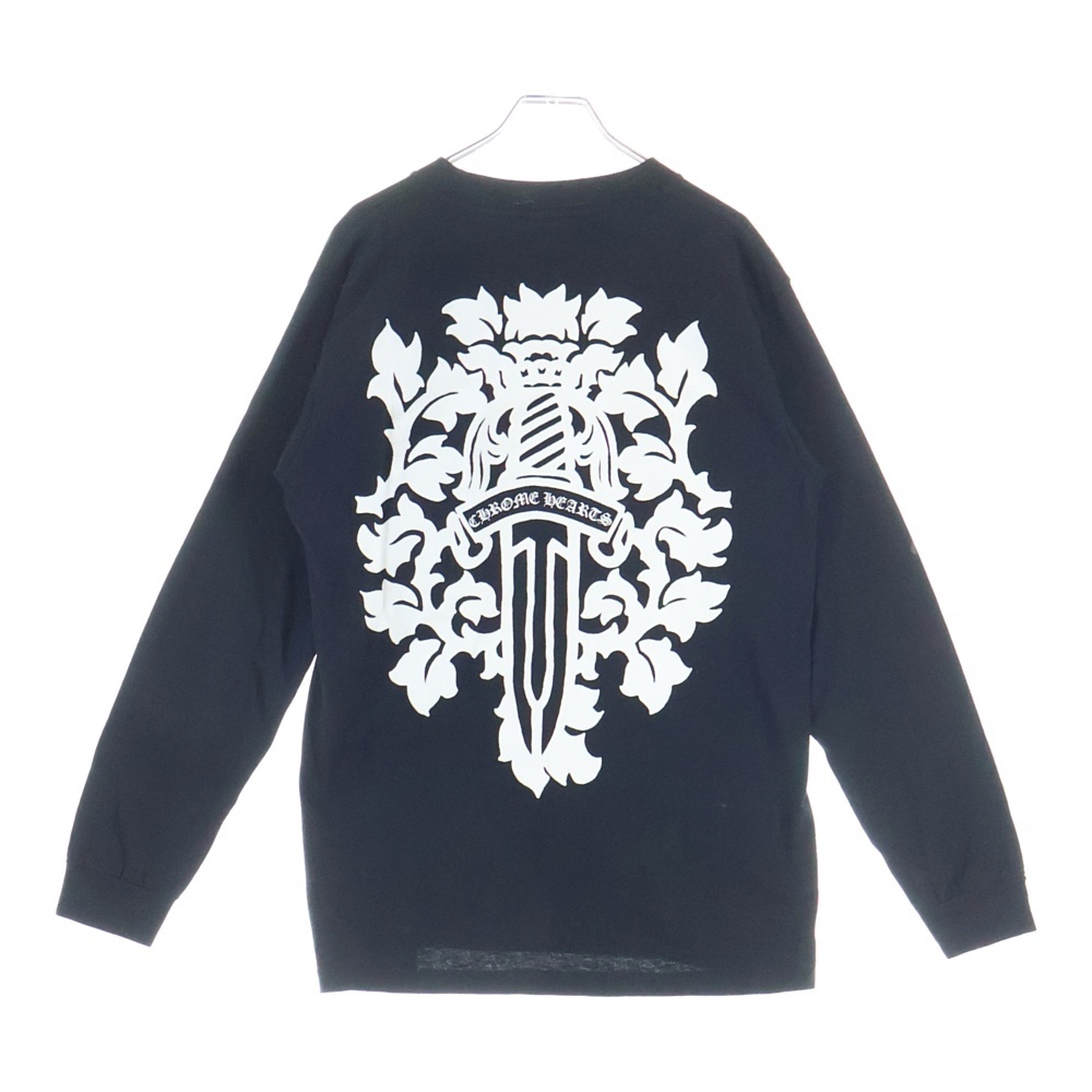 OLD NECK LOGO VINE DAGGER TEE オールド ネックロゴ ヴァインダガー 長袖Tシャツ ブラック Bランク