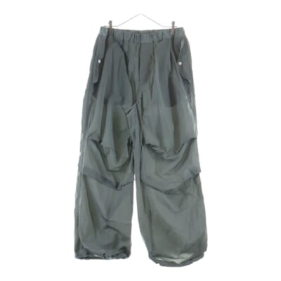 25SS NYLON PARACHUTE PANTS ナイロン パラシュートパンツ グレー Jie-25S-PT01A Aランク